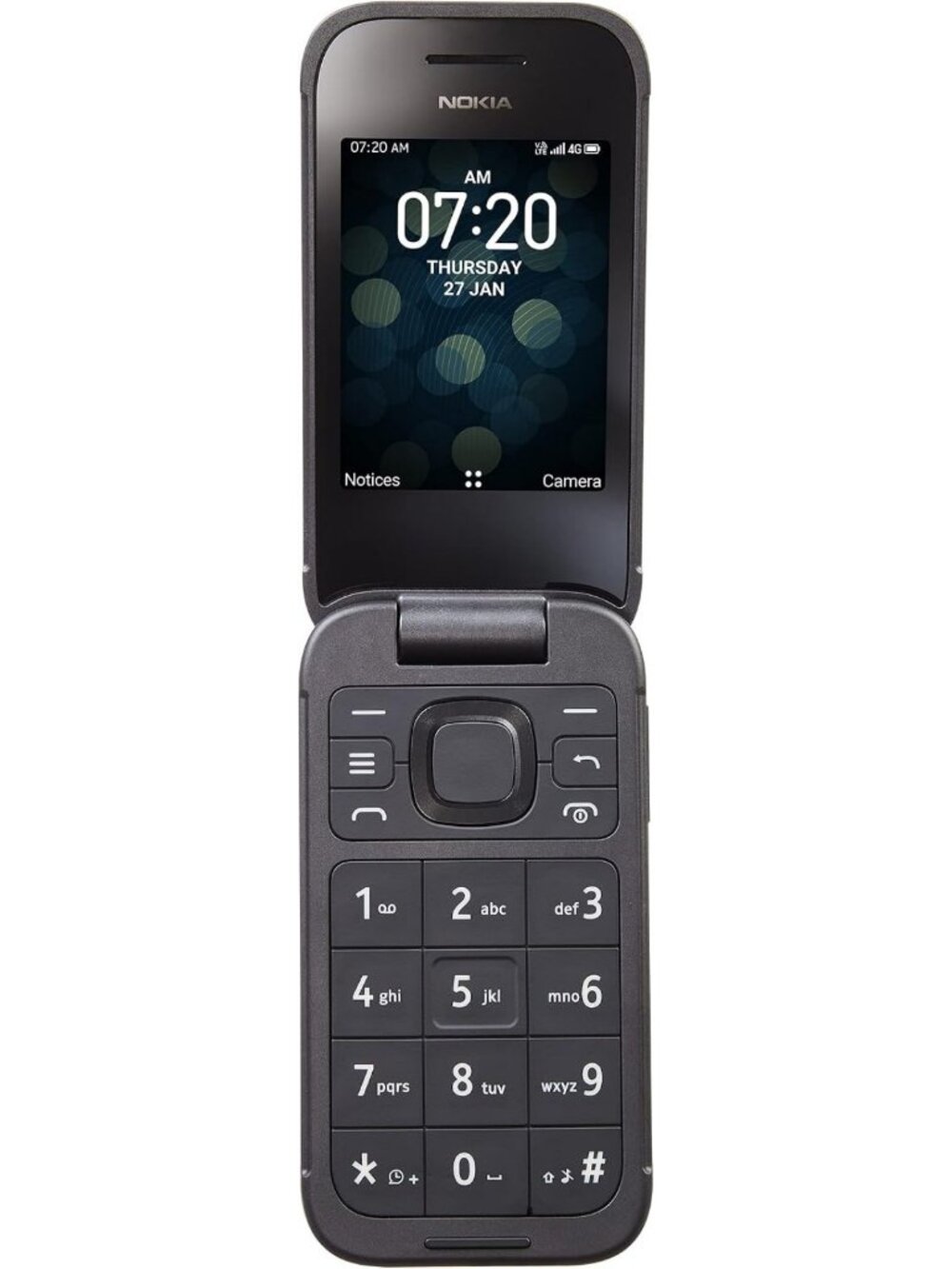 Prepaid Flip Phone - Nokia 2760, 4GB Storage, Compact Design, Unlocked Mobile